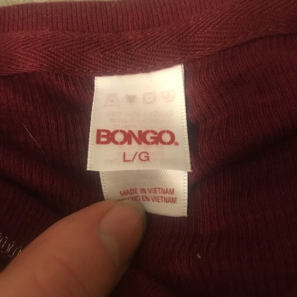 Maroon button down shirt - Picture 2 of 2